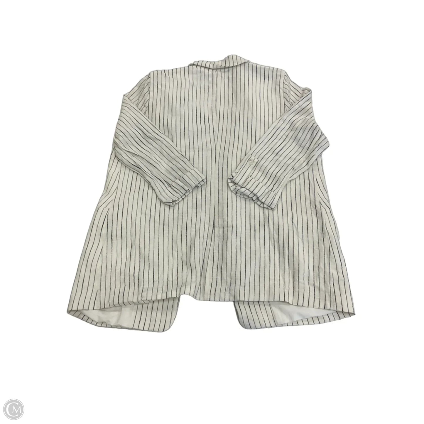 Blazer By Skies Are Blue In Striped Pattern, Size: L