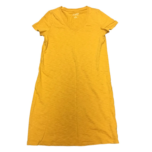 Yellow Dress Casual Short Universal Thread, Size S