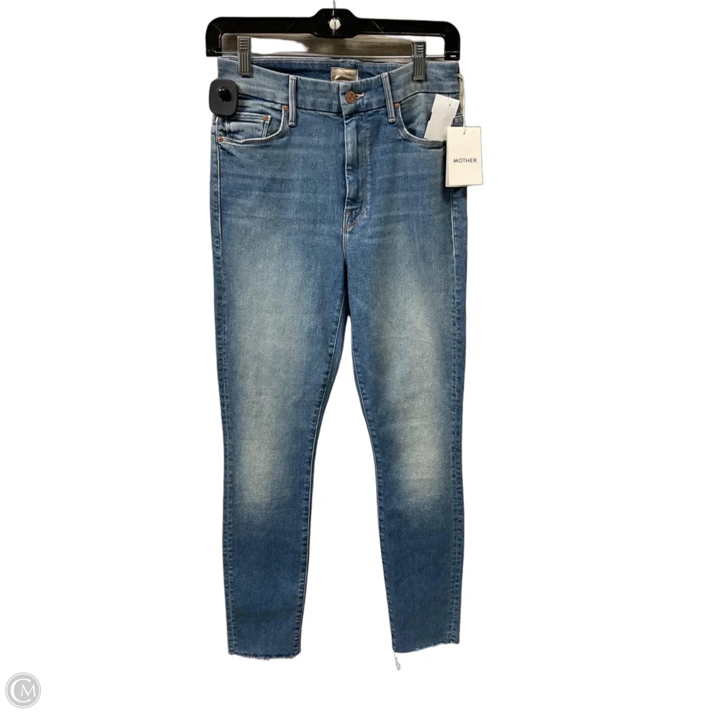 Jeans Skinny By Mother In Blue Denim, Size: 4