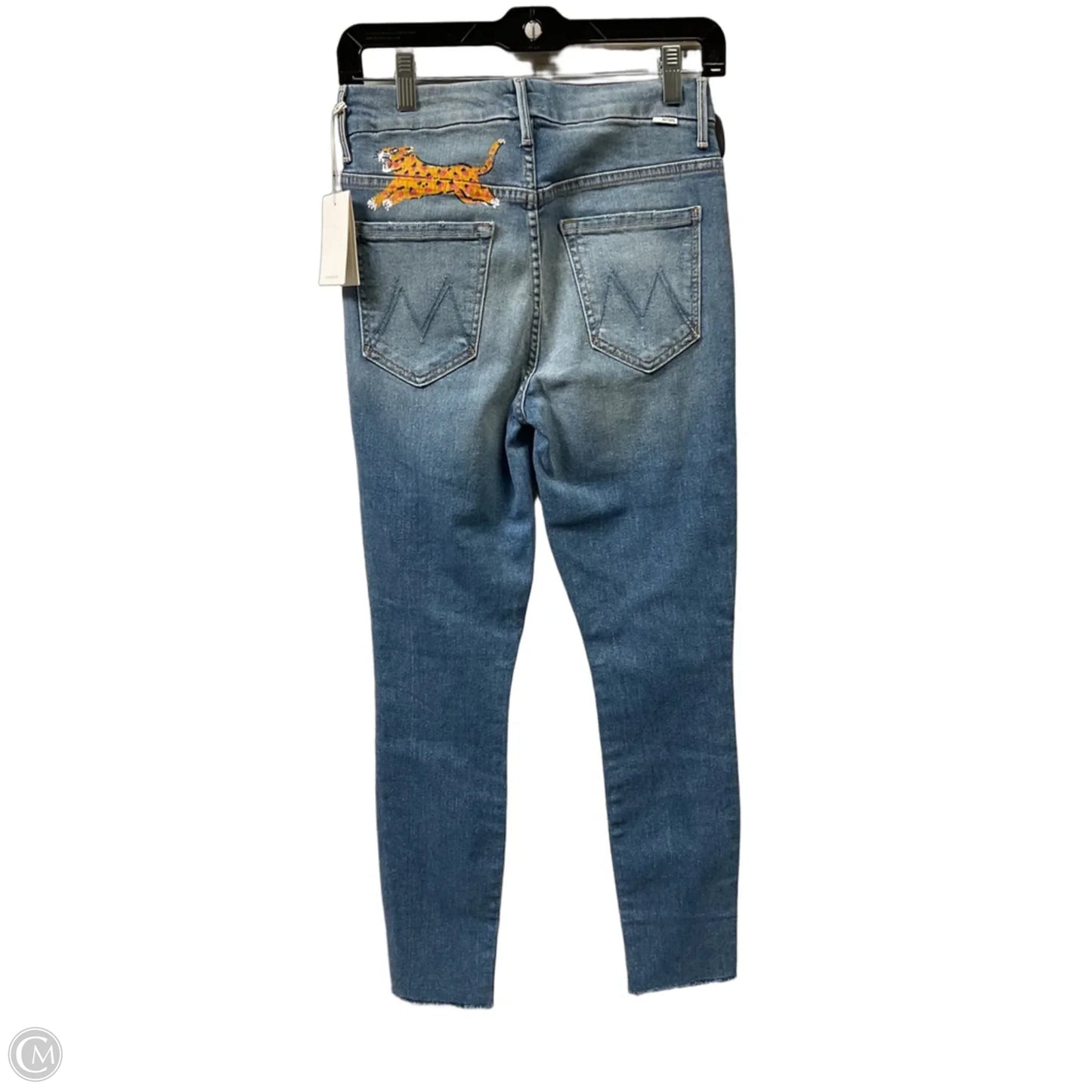 Jeans Skinny By Mother In Blue Denim, Size: 4