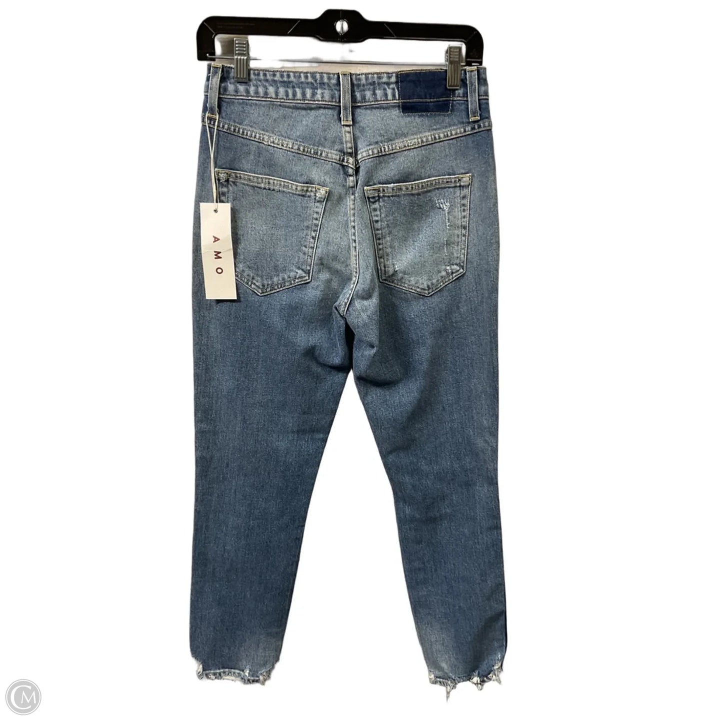 Jeans Cropped By Amo In Blue Denim, Size: 4