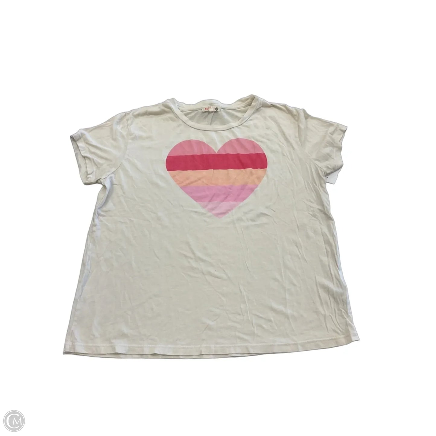 Top Short Sleeve Basic By Sundry In Yellow, Size: S
