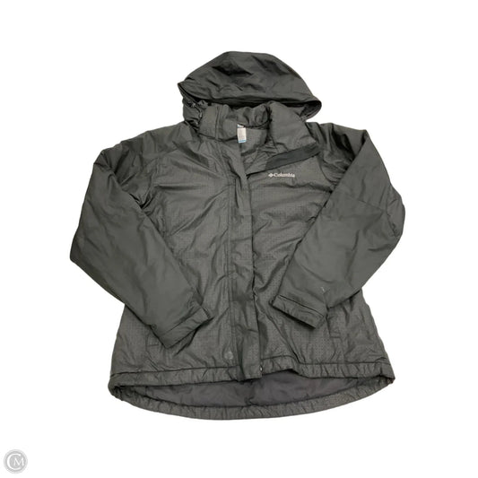 Coat Raincoat By Columbia In Black, Size: S