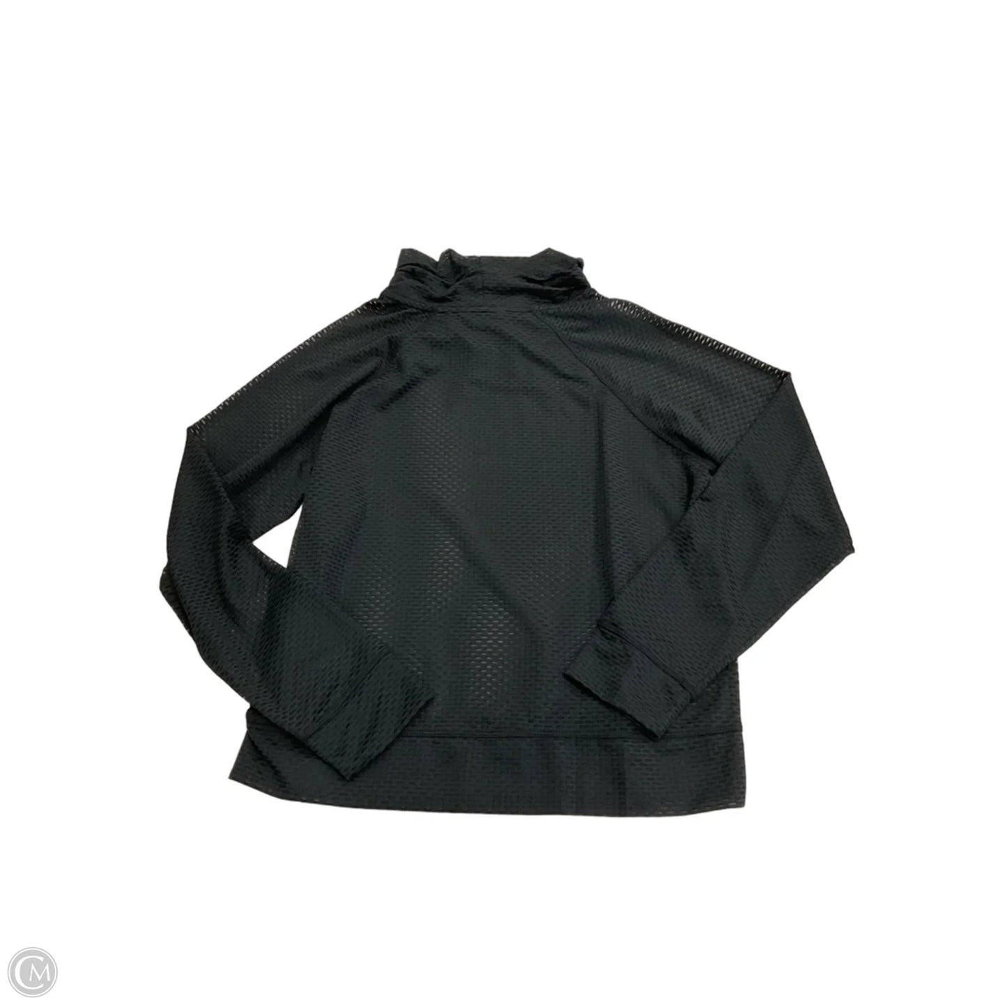 Athletic Top Long Sleeve Collar By Dkny In Black, Size: S