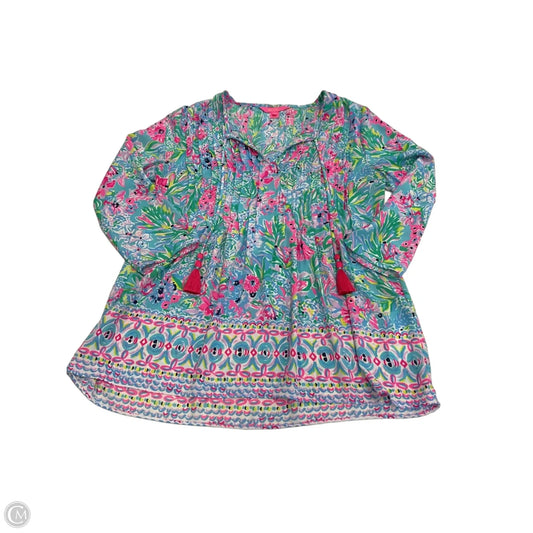 Top Long Sleeve Designer By Lilly Pulitzer In Multi-colored, Size: Xs