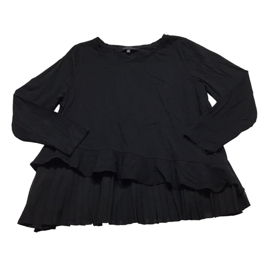 Top Long Sleeve By Eloquii In Black, Size: Xl