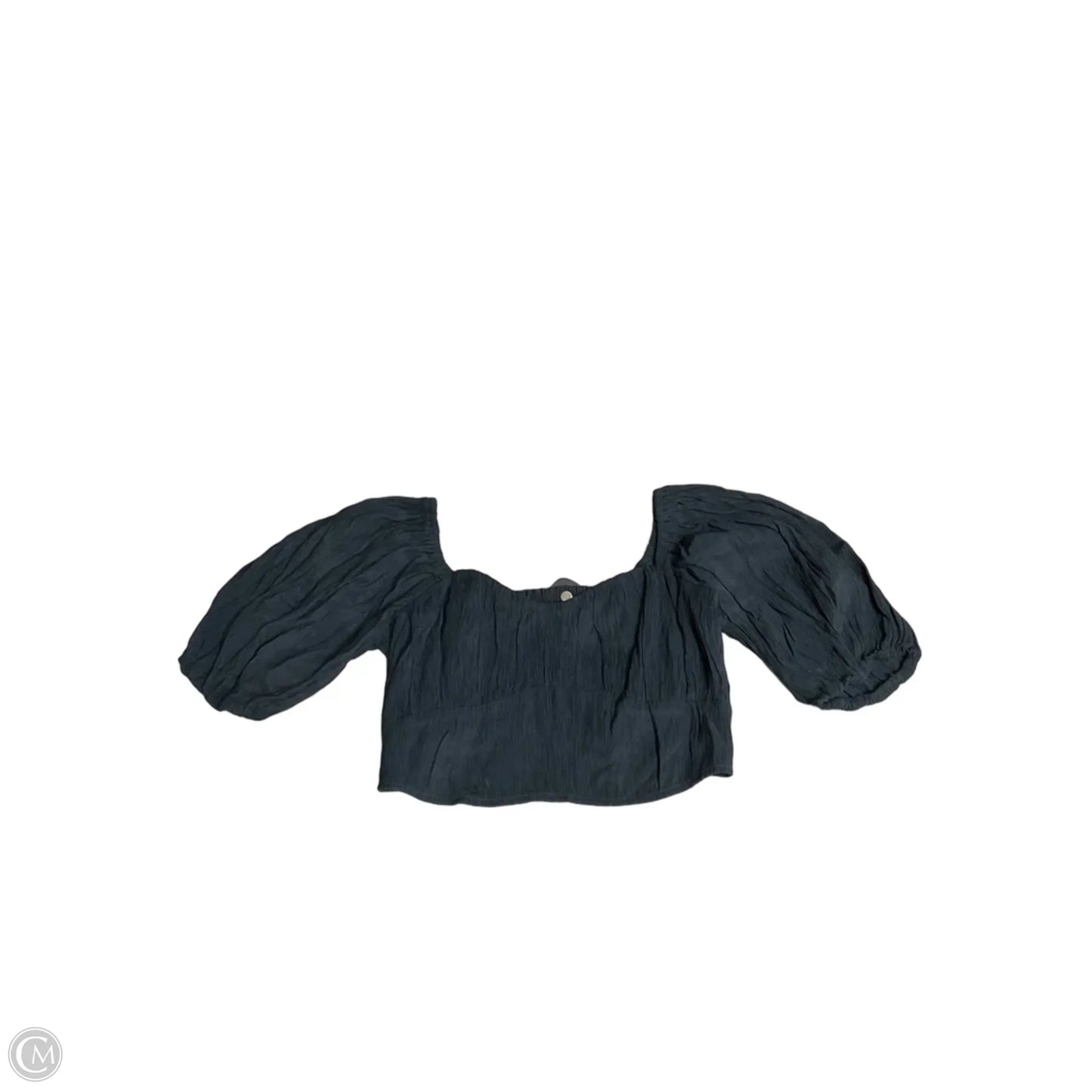 Top Short Sleeve By Abercrombie And Fitch In Black, Size: M
