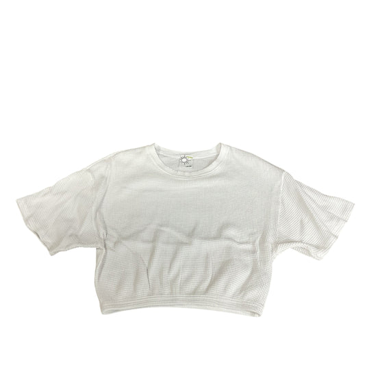 Top Short Sleeve By Aerie In White, Size: S