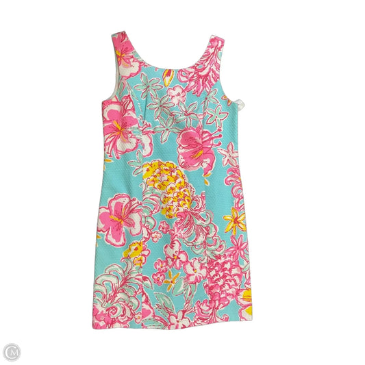 Dress Designer By Lilly Pulitzer In Blue & Pink, Size: 2