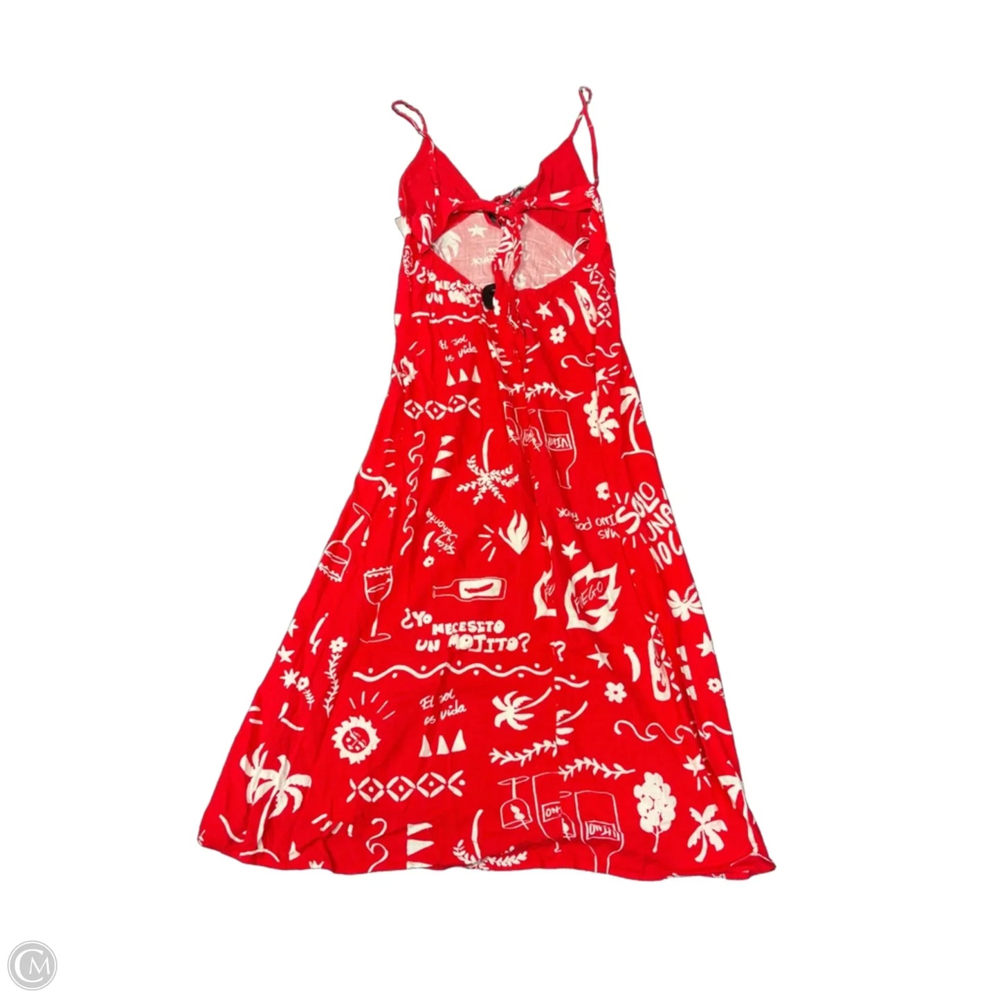 Dress Casual Maxi By Cmc In Red, Size: L