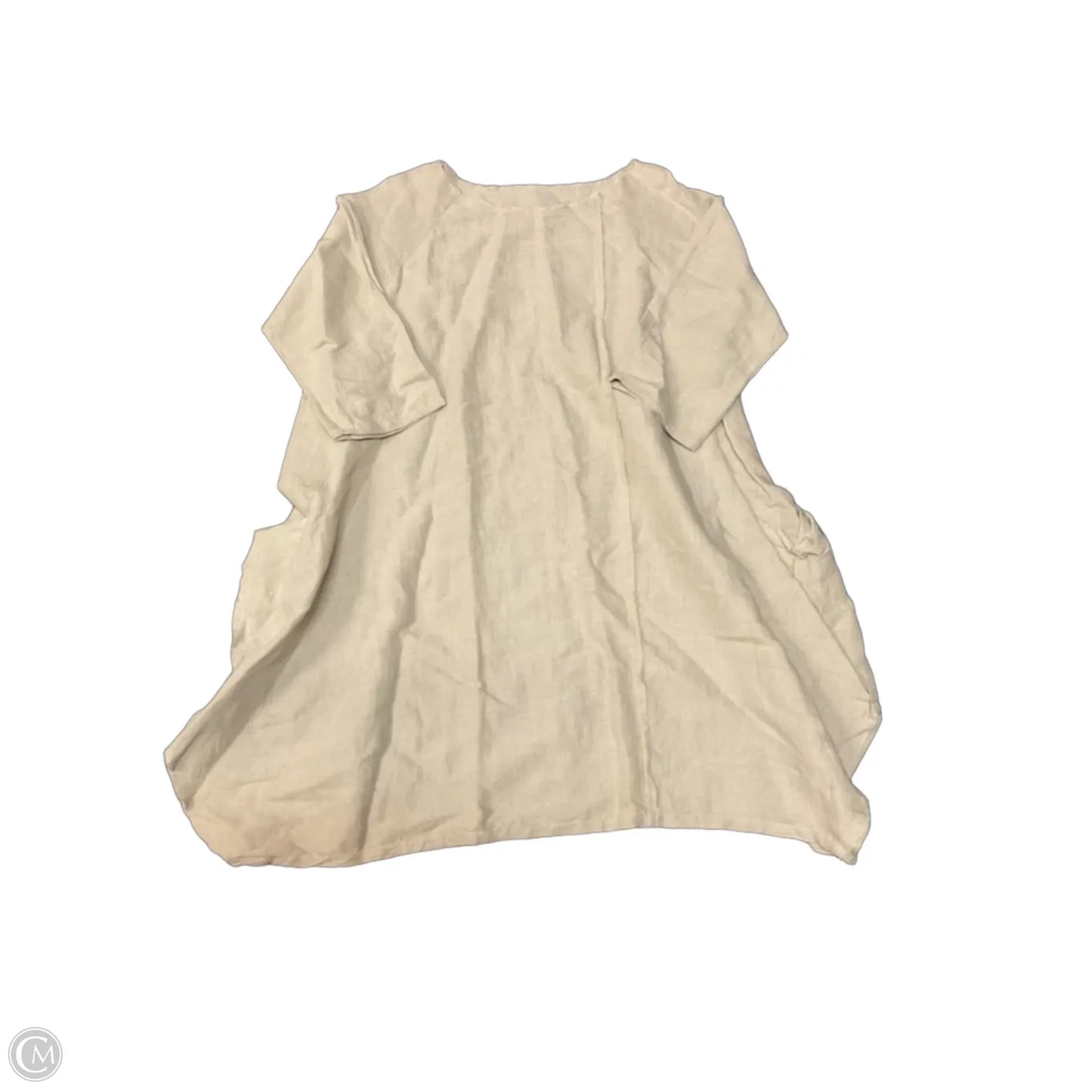 Dress Casual Midi By Clothes Mentor In Taupe, Size: Osfm
