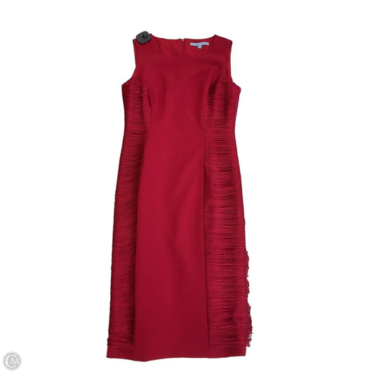 Dress Party Midi By Antonio Melani In Maroon, Size: 2