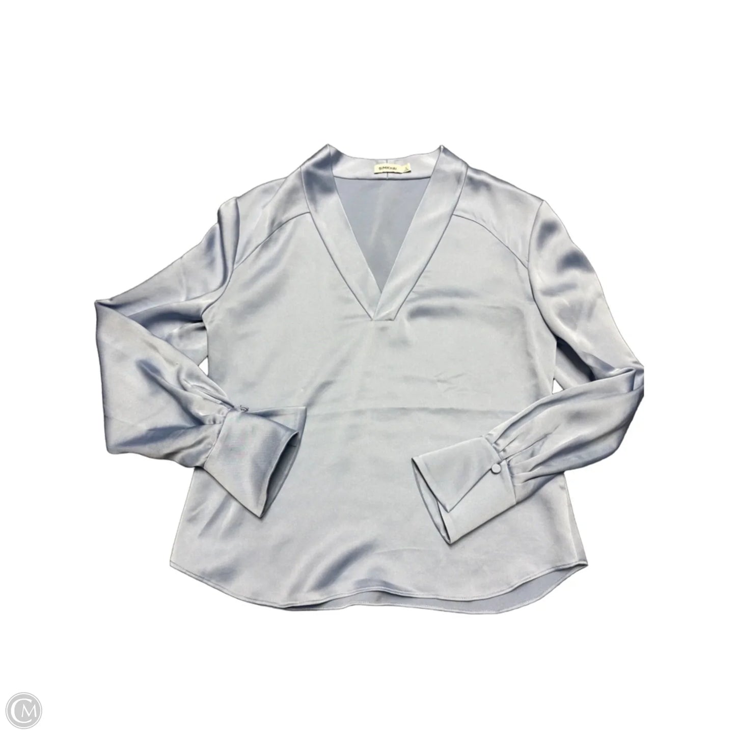 Top Long Sleeve By Cma In Blue, Size: 6