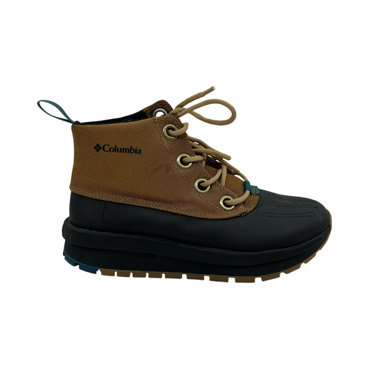 Boots Snow By Columbia In Black & Brown, Size:6
