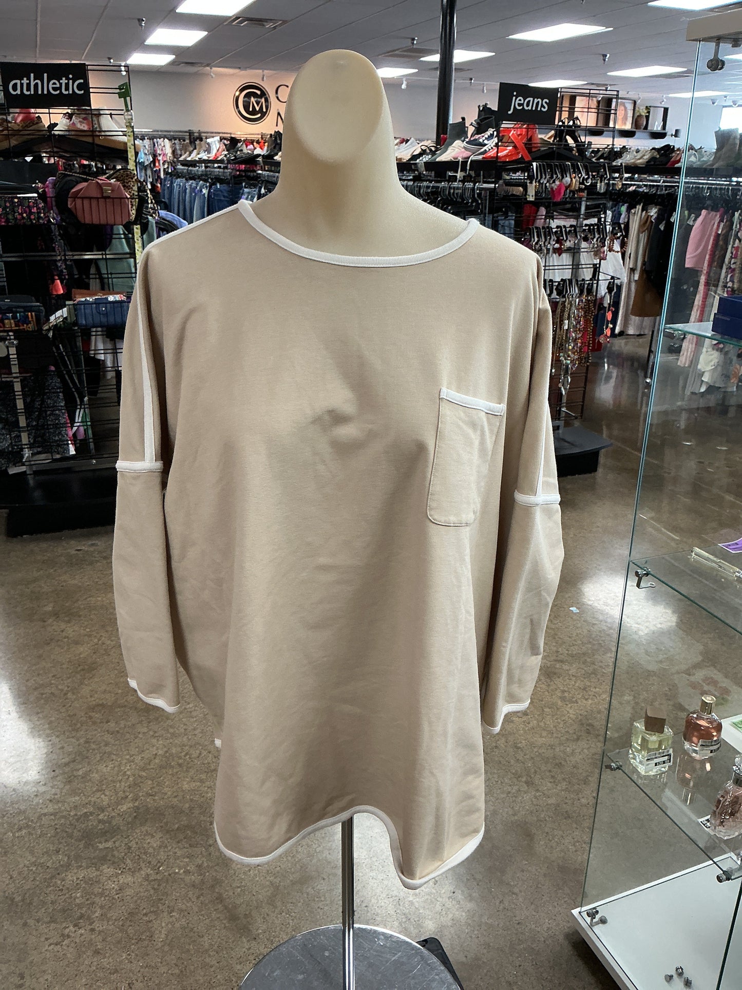 Top Ls By Tuckernuck In Tan, Size:M