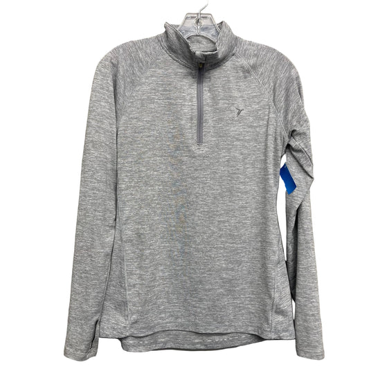 Athletic Top Ls Collar By Old Navy In Grey, Size:S