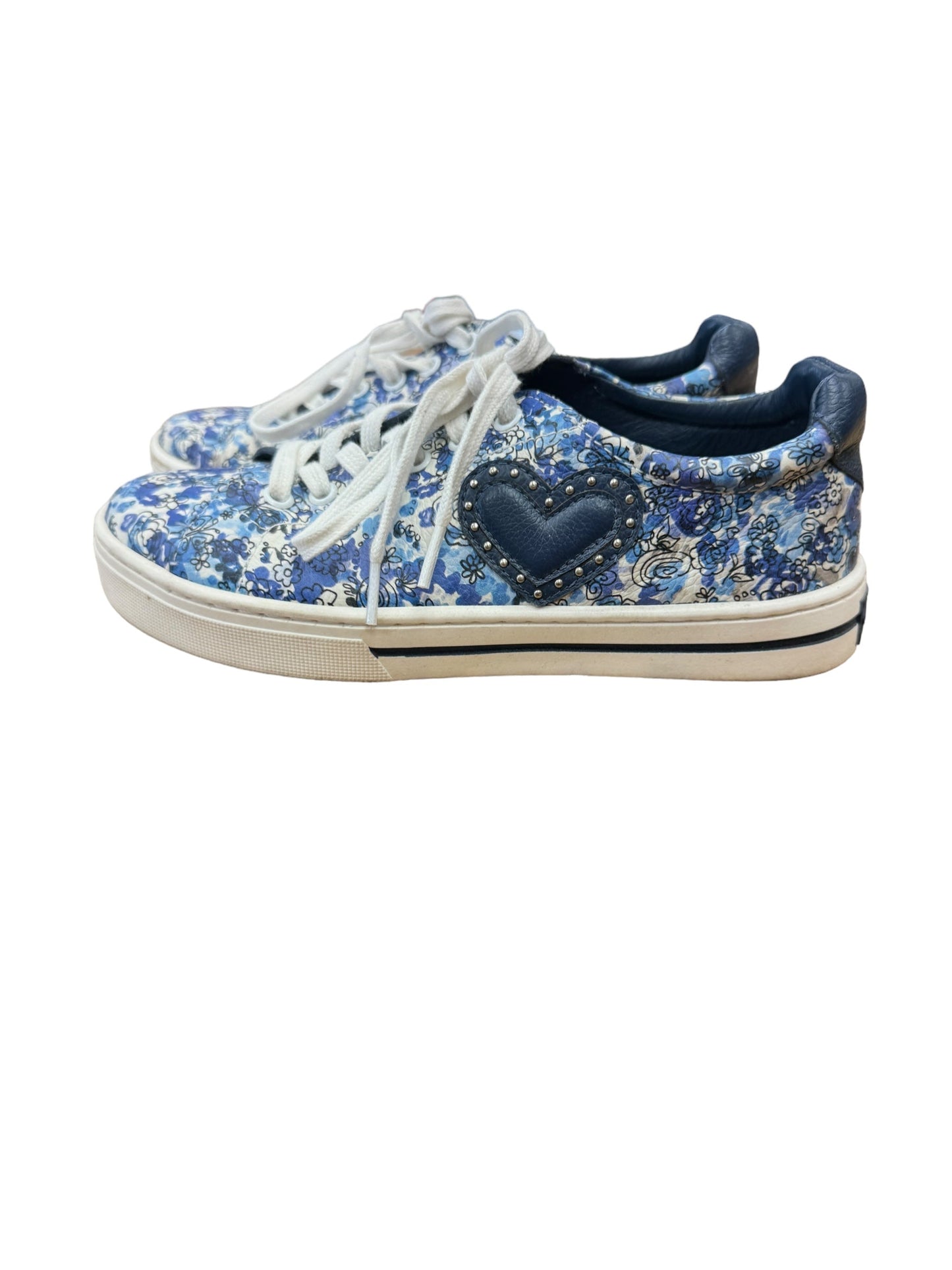 Shoes Sneakers By Brighton In Blue & White, Size: 6