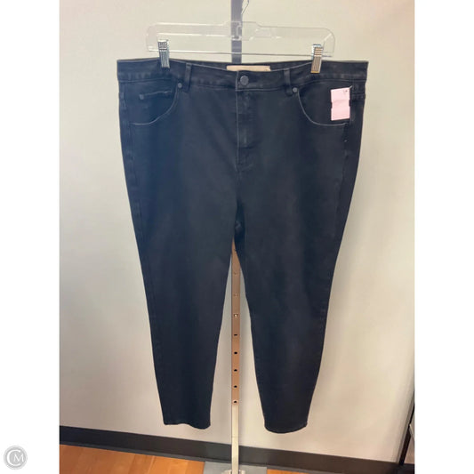 Jeans Boot Cut By Soft Surroundings In Black, Size: 18