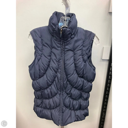 Vest Puffer & Quilted By Nine West Apparel In Blue, Size: M
