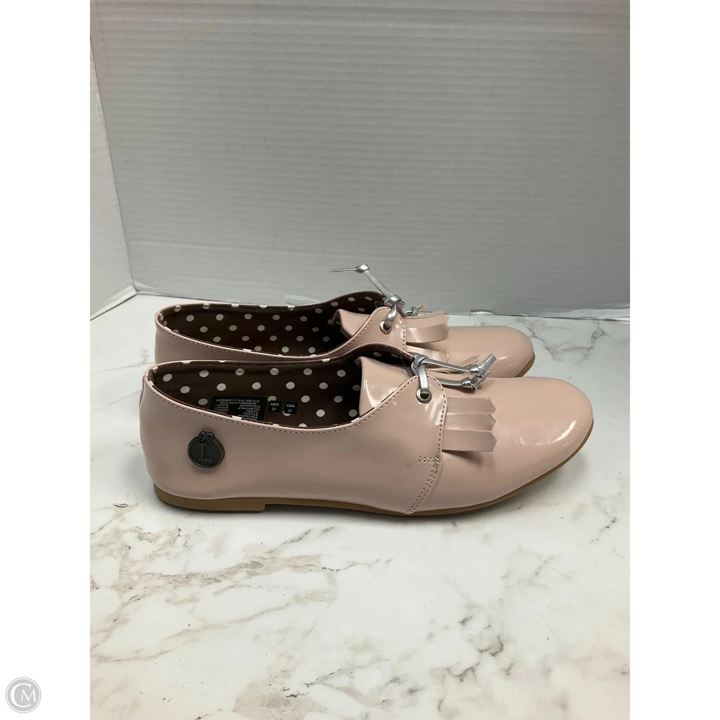 Shoes Flats By Clothes Mentor In Pink, Size: 10