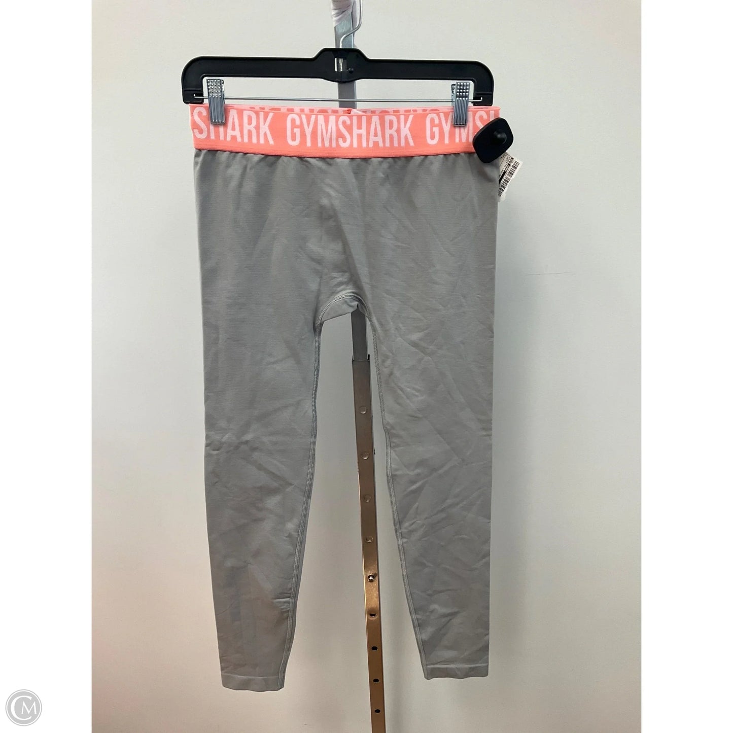 Athletic Leggings By Gym Shark In Grey, Size: L