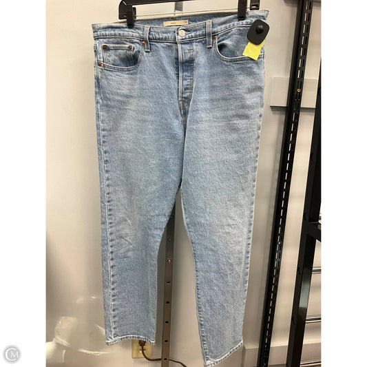 Jeans Boot Cut By Levis In Blue Denim, Size: 14