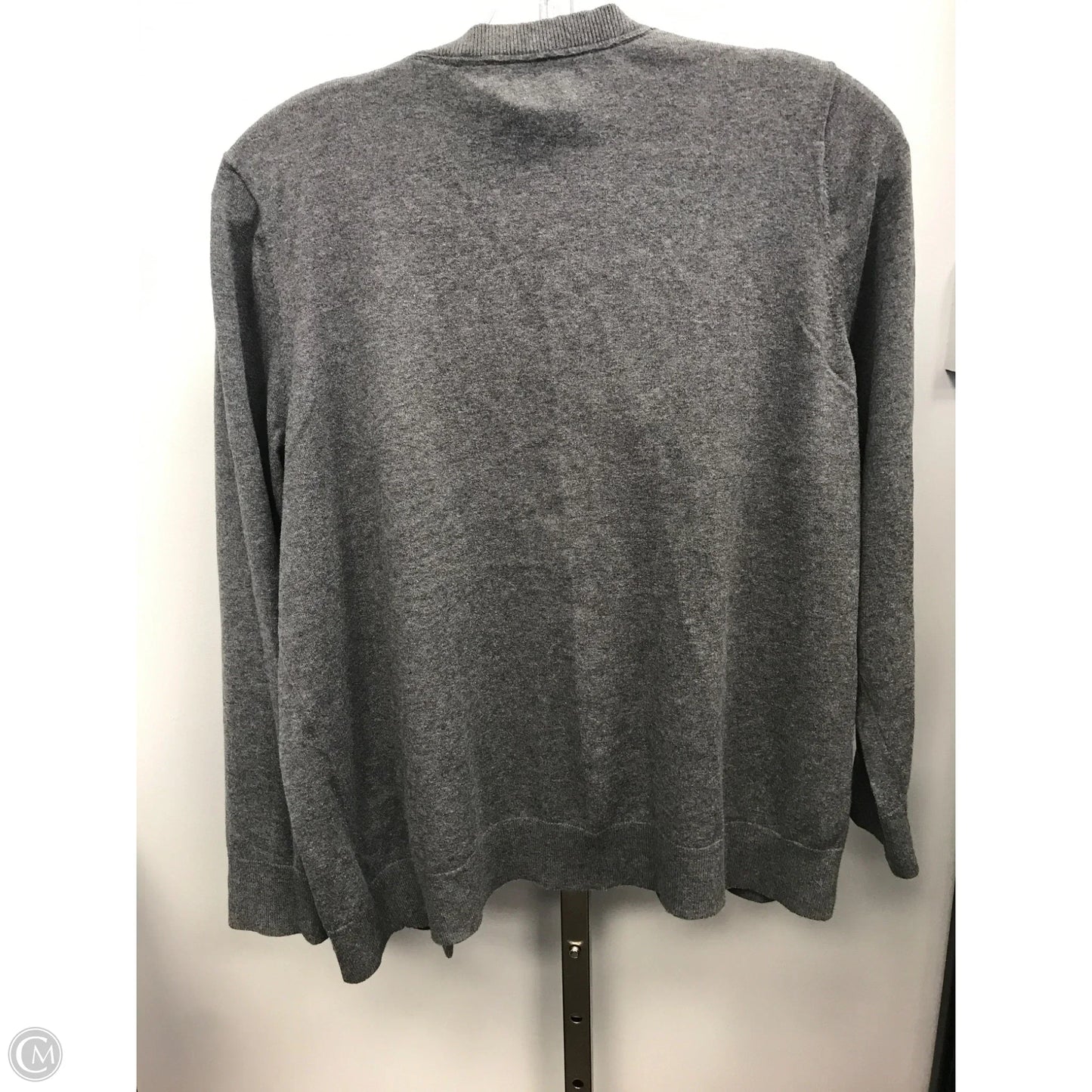 Cardigan By Talbots In Grey, Size: 1x