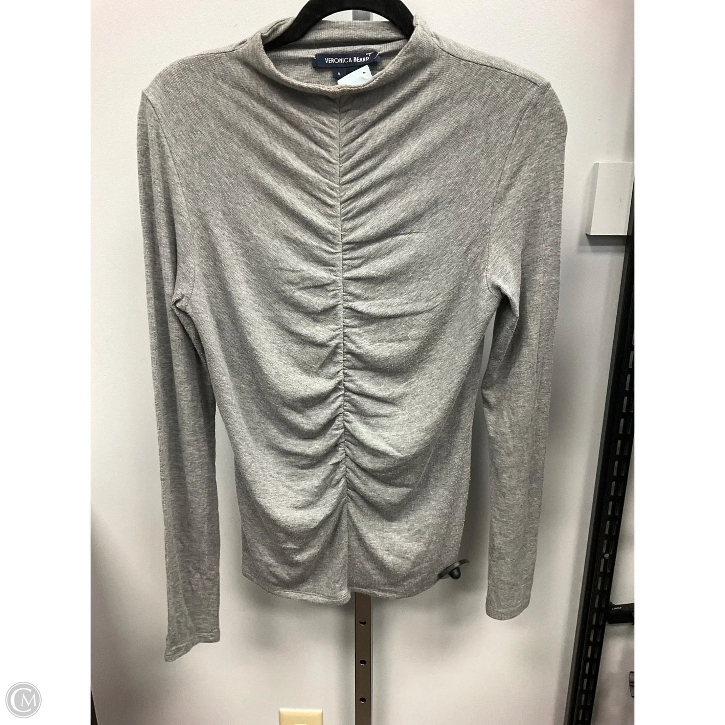 Top Long Sleeve By Veronica Beard In Grey, Size: M