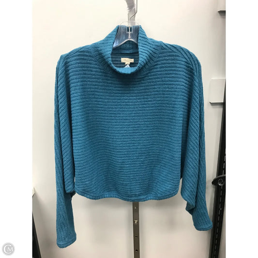 Top Long Sleeve By Pilcro In Teal, Size: Xs