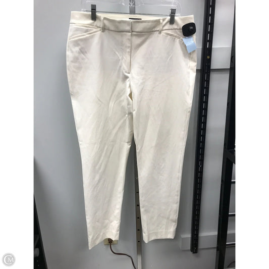 Pants Dress By White House Black Market In Cream, Size: 12l