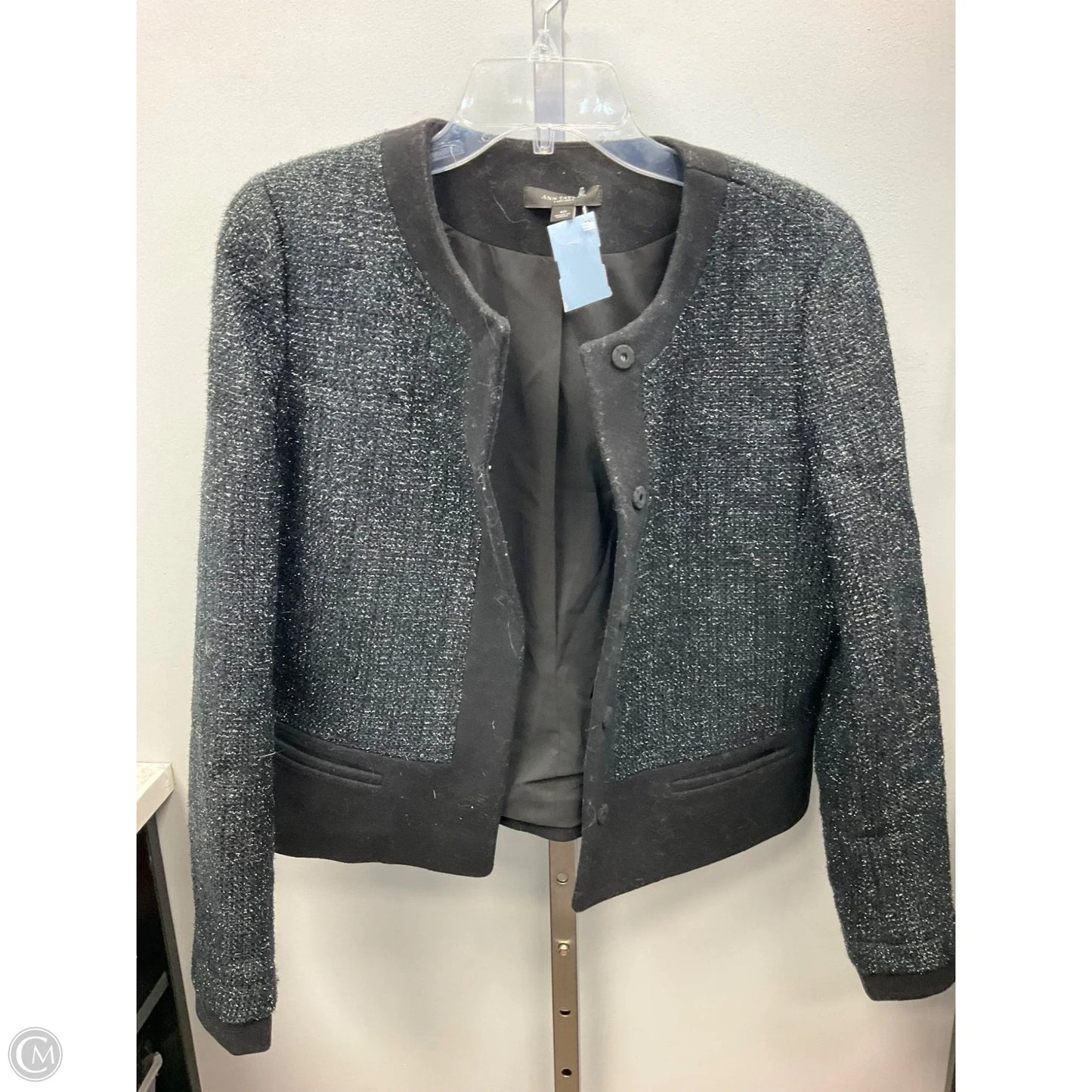 Blazer By Ann Taylor In Black, Size: 10