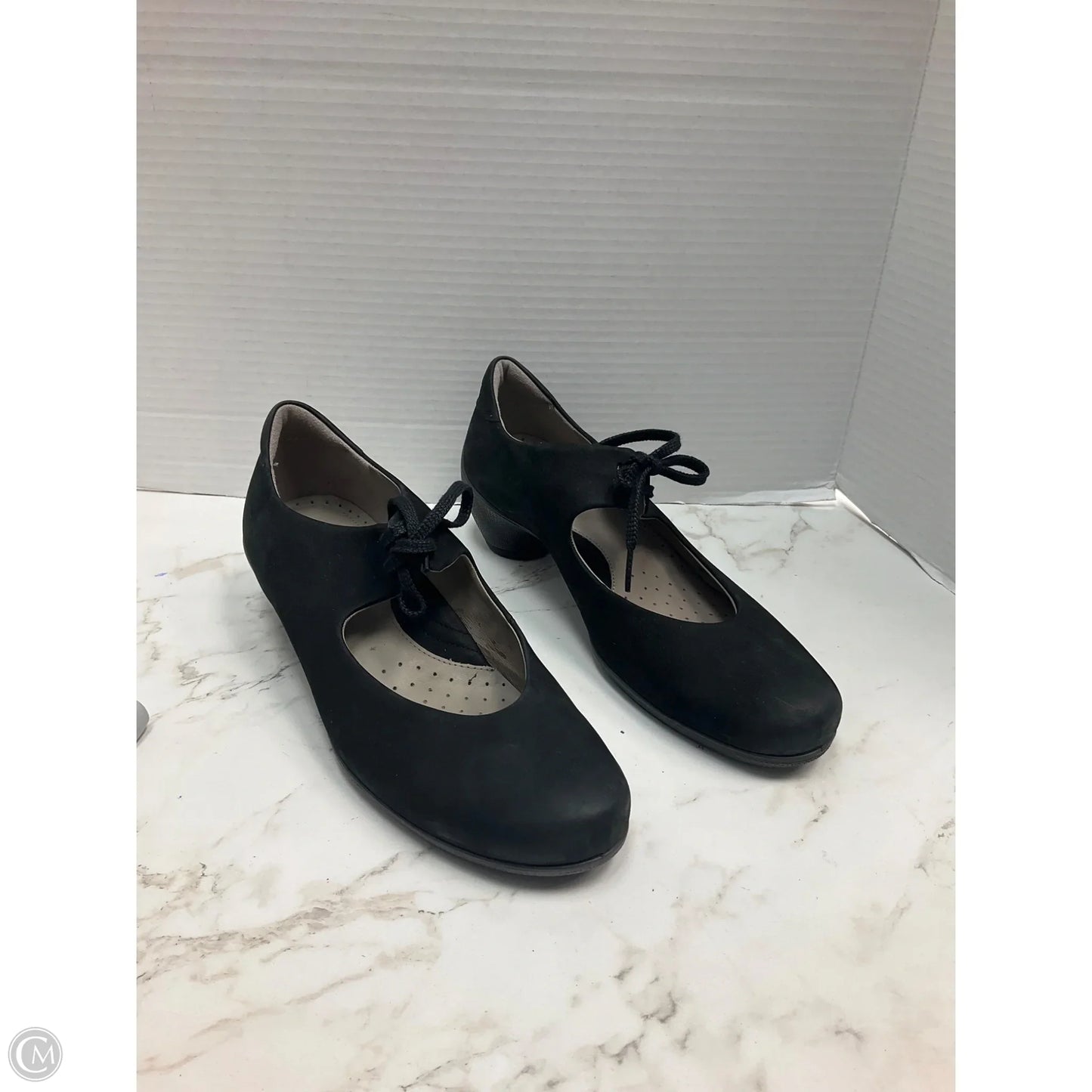 Shoes Heels Block By Ecco In Black, Size: 9