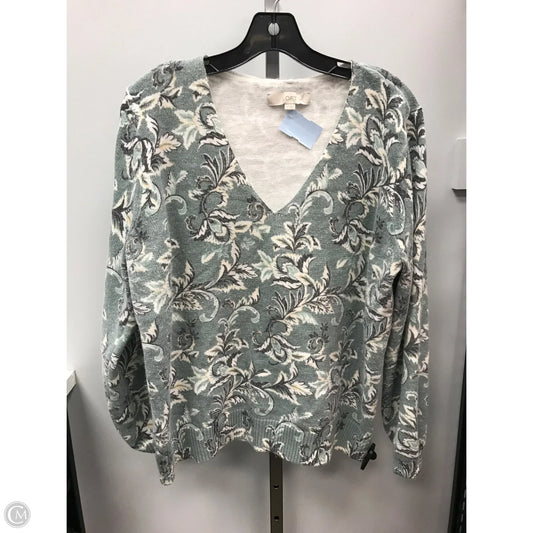 Sweater By Loft In Multi-colored, Size: Xl