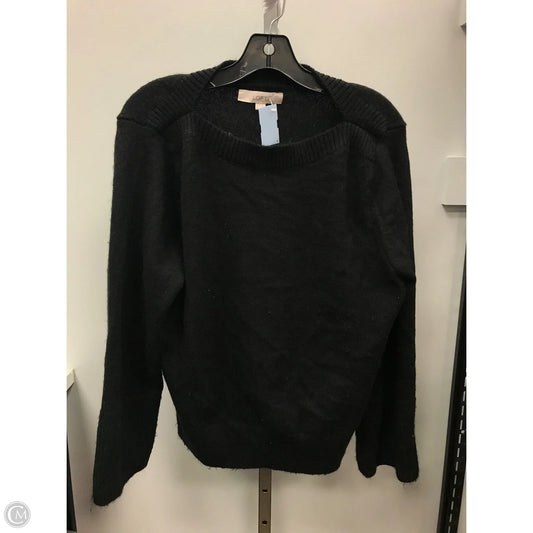 Sweater By Loft In Black, Size: Xl