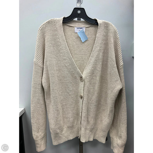 Cardigan By Old Navy In Tan, Size: Xl