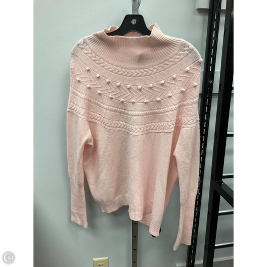 Sweater Cashmere By Clothes Mentor In Pink, Size: M
