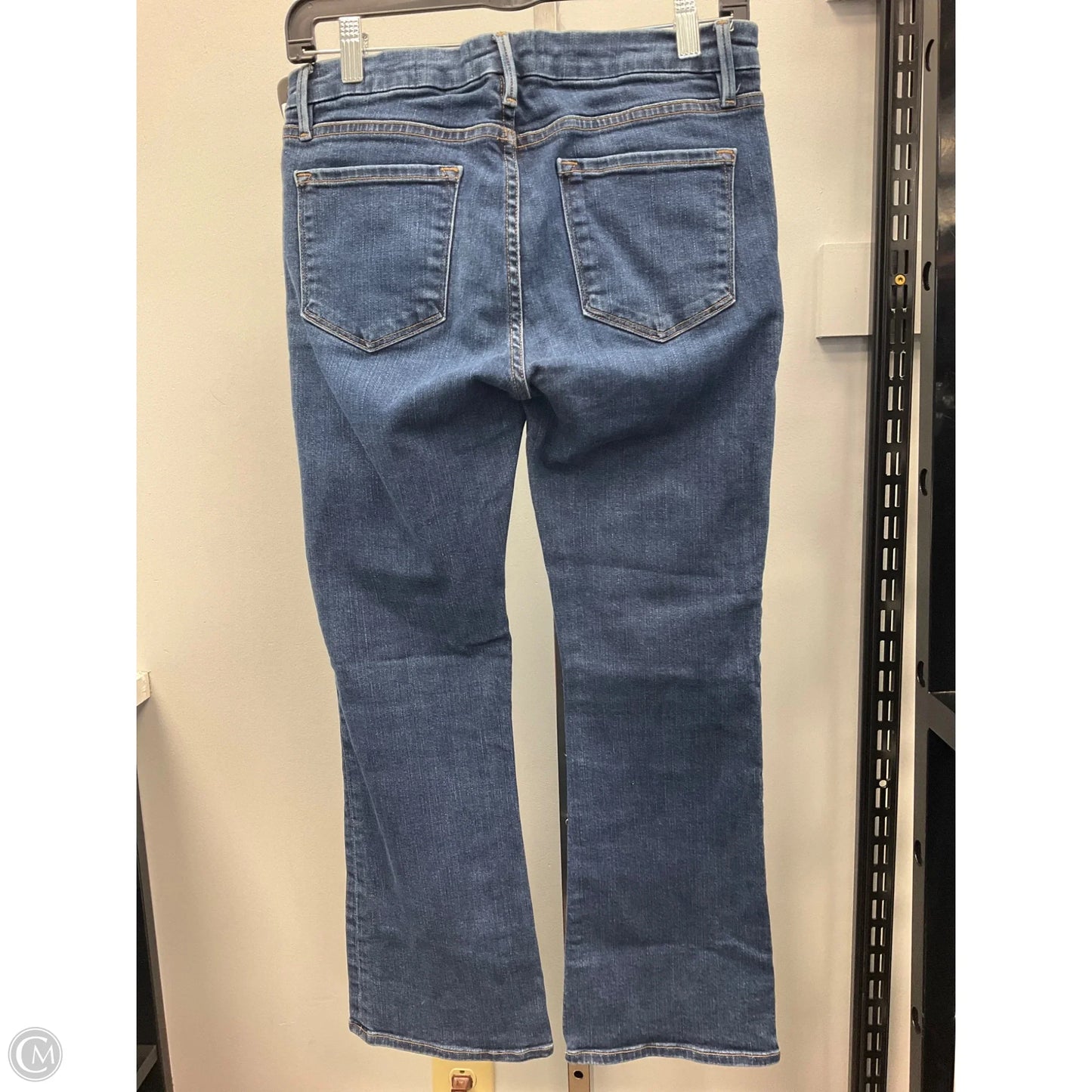 Jeans Flared By Frame In Blue Denim, Size: 6