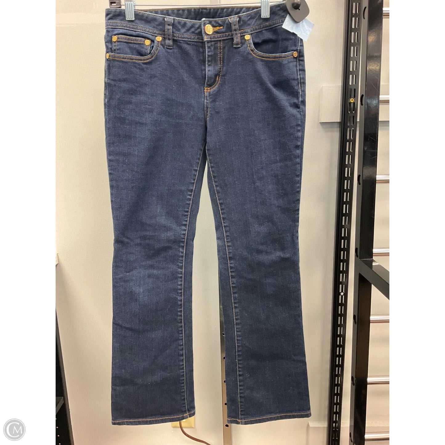 Jeans Designer By Tory Burch In Animal Print, Size: 6