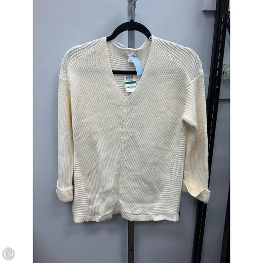 Sweater By Charter Club In Cream, Size: Lp
