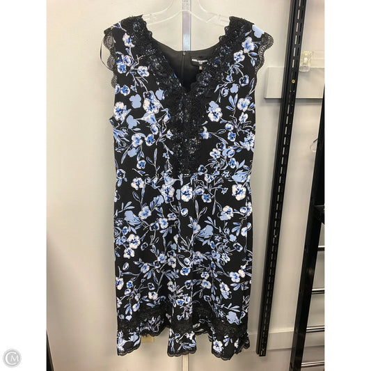 Dress Designer By Karl Lagerfeld In Floral Print, Size: 16