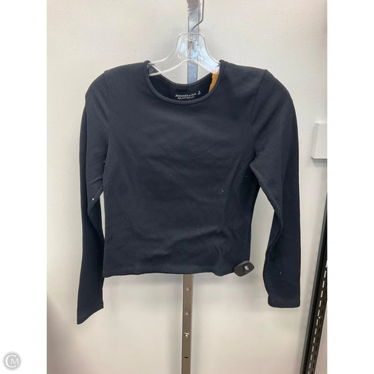 Top Long Sleeve Basic By Abercrombie And Fitch In Black, Size: M