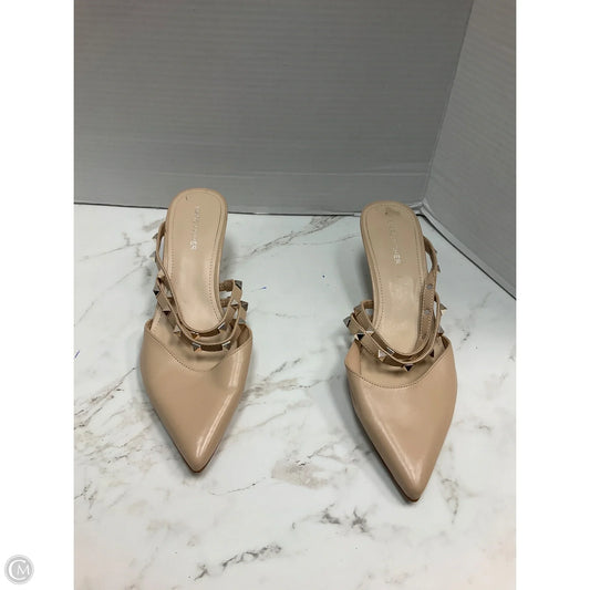 Shoes Heels Kitten By Marc Fisher In Tan, Size: 10