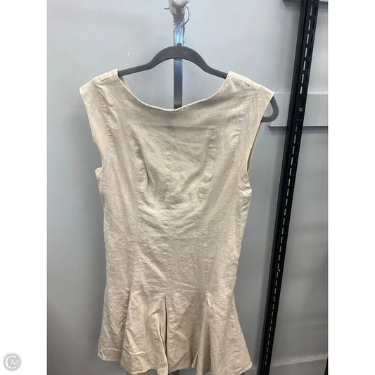 Dress Casual Short By Abercrombie And Fitch In Tan, Size: S