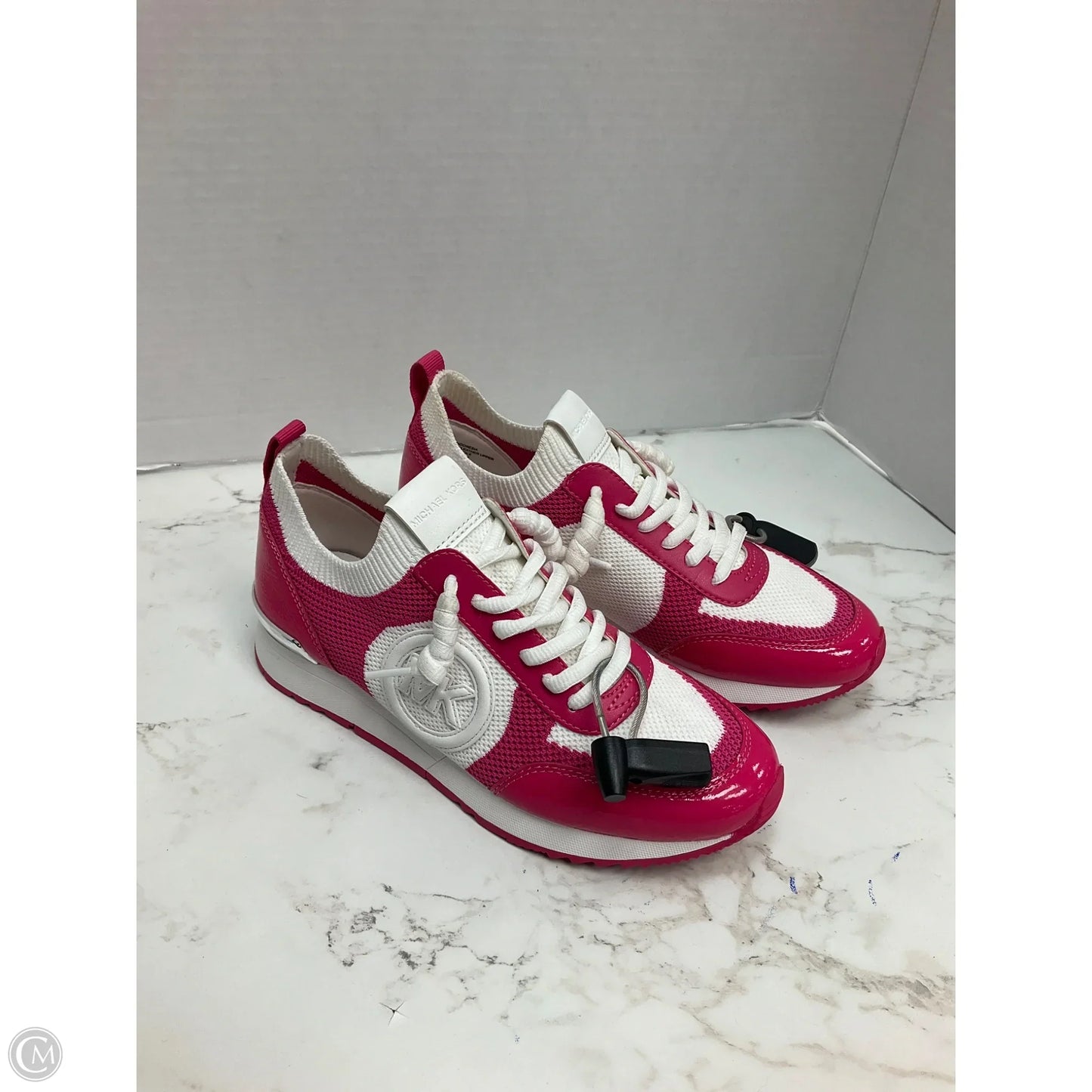 Shoes Designer By Michael Kors In Pink & White, Size: 6