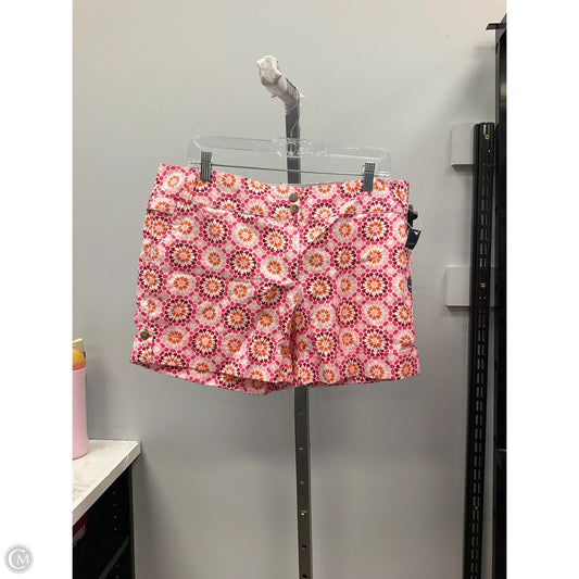 Shorts By Lands End In Pink & White, Size: 14