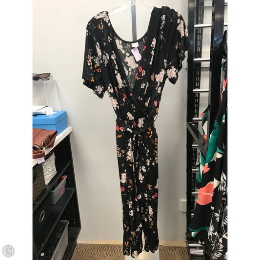 Jumpsuit By Kaileigh In Floral Print, Size: 1x