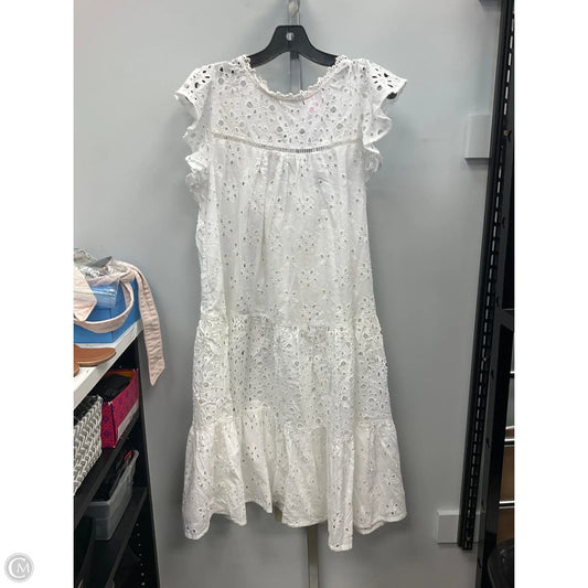 Dress Casual Midi By next In White, Size: 16