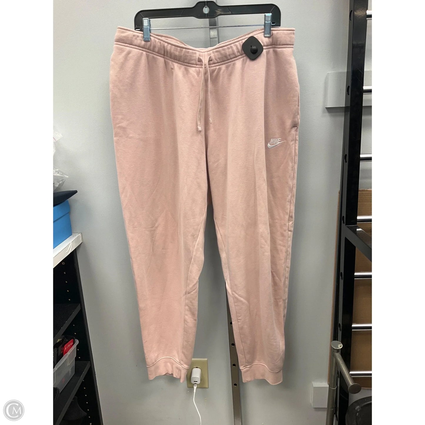 Athletic Pants By Nike Apparel In Pink, Size: Xl