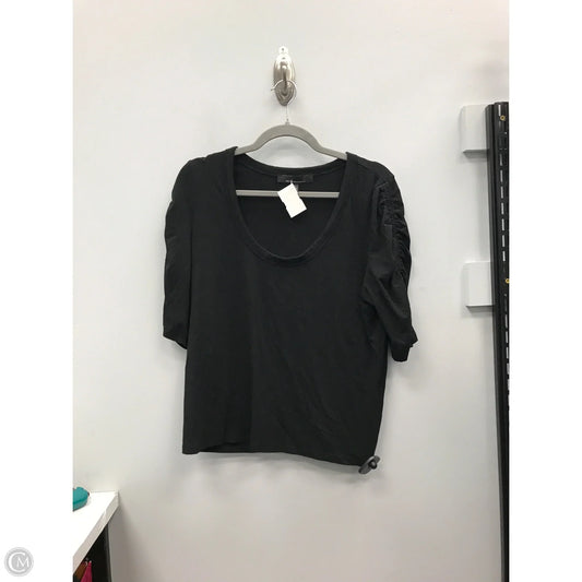 Top 3/4 Sleeve Basic By White House Black Market In Black, Size: L