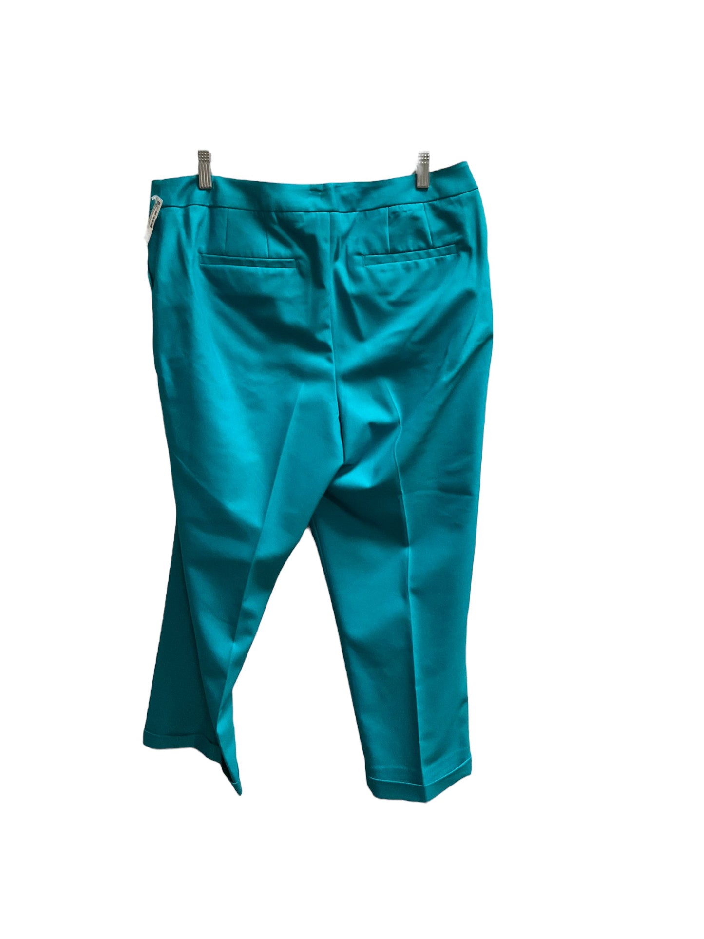 Aqua Pants Cropped Lane Bryant, Size 14